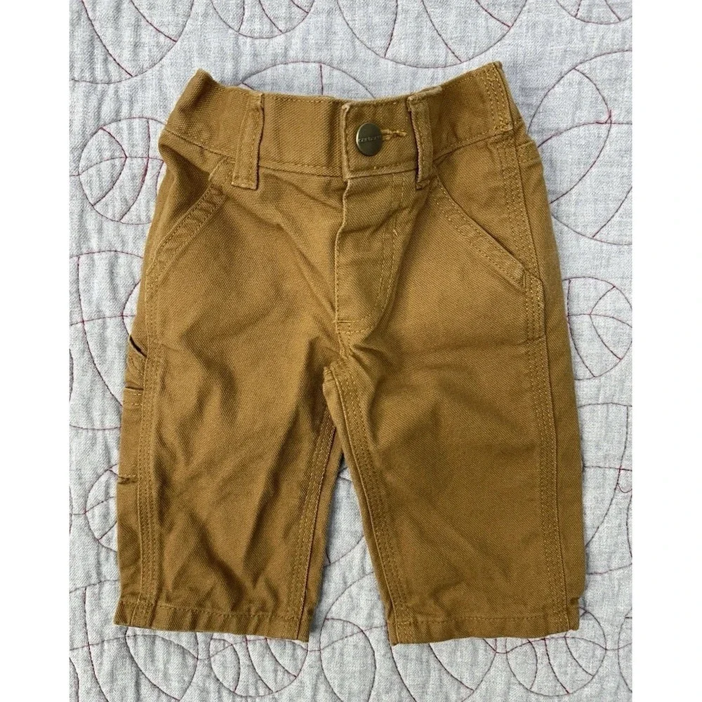 Carhartt Duck Canvas Pants Baby Toddler Size 3M